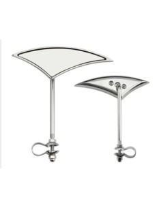 Alloy Axe Mirror Right Chrome.